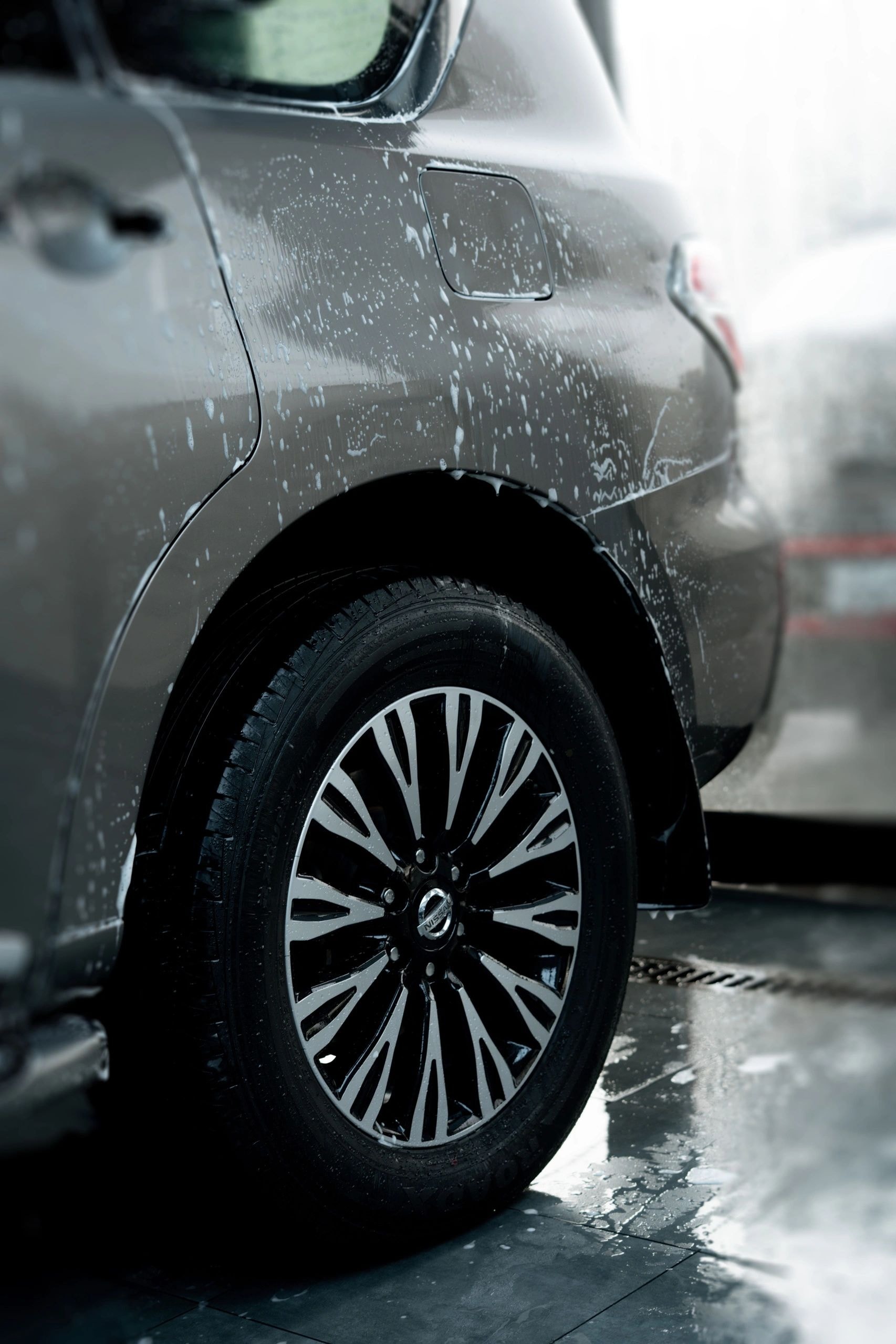 South Valley Motors technician detailing a fleet vehicle in Bluffdale, Utah